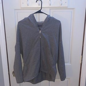 Lululemon Grey Full Zip Up Hoodie